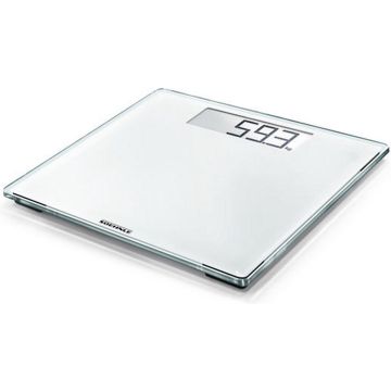 Soehnle personenweegschaal digitaal Style Sense Comfort 100 - wit - tot 100 kg - incl. batterijen