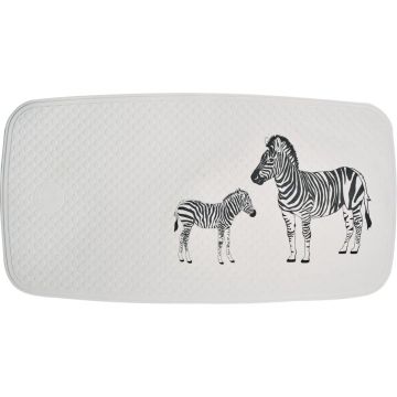 RIDDER-Badmat-Zebra-38x72-cm-wit-en-zwart