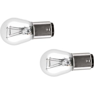 Osram Ultra Life Halogeen lampen - BAY15D - 12V/21-5W - set à 2 stuks