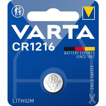 Varta CR1216 Lithium knoopcel-batterij / 1 stuk