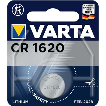 Huismerk Knoopcel Batterij CR1620 Varta Lithium