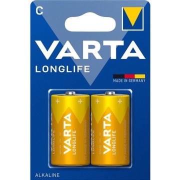 Varta Longlife Extra C Wegwerpbatterij Alkaline - 2 stuks