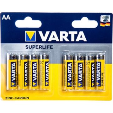 Varta Batterijen Aa Superlife R06 1,5v Zink-carbon 8 Stuks