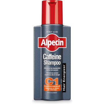 Alpecin Cafeïne Shampoo C1 250ml | Voorkomt en Vermindert Haaruitval | Natuurlijke Haargroei Shampoo voor Mannen