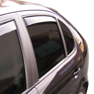 ClimAir Zijwindschermen Master Dark (achter) passend voor Volvo V70 2000-2007