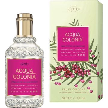 4711 Acqua Colonia Pink Pepper &amp; Grapefruit - 50 ml - Eau de Cologne Natural Spray