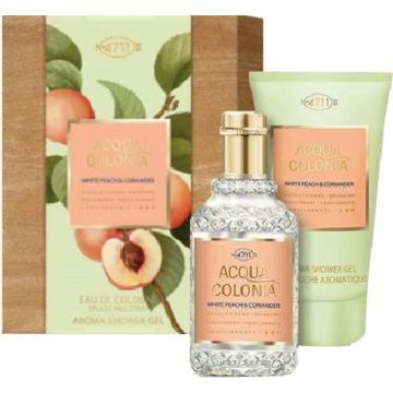 4711 Acqua Colonia White Peach &amp; Coriander Geschenkset (2-delig)