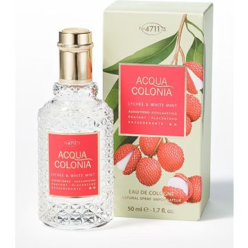 4711 Acqua Colonia Lychee &amp; White Mint Eau de cologne flacon 50 ml