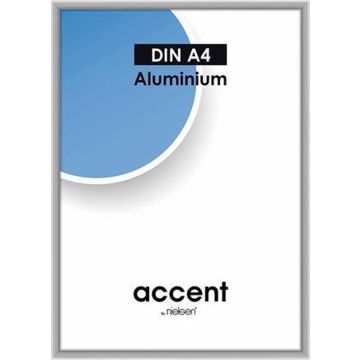 "Nielsen Accent 21x29,7 aluminium zilv. mat DIN A4 52124"