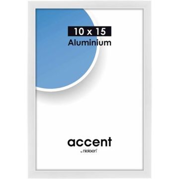 Nielsen Fotolijst 51239 Accent Glanzend Wit 10x15 cm