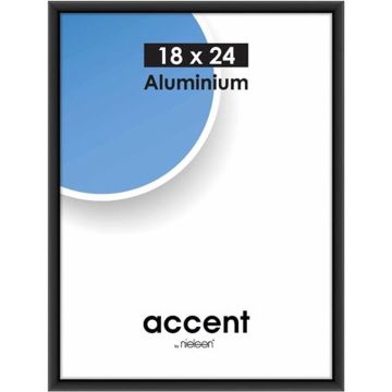 Nielsen Accent 18x24 aluminium zwart 53426