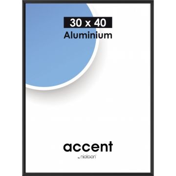 Nielsen Accent 30x40 aluminium zwart 52426