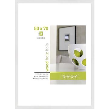 Nielsen Fotolijst 8988032 Apollon Wit 50x70 40x50 cm