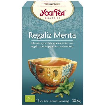 Infusion Yogi Tea Munt Zoethout (17 x 1,8 g)