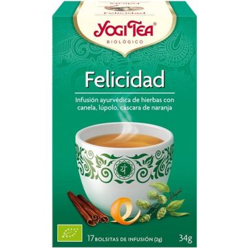 Yogi Tea Felicidad Infusión 17 X 1,8 G