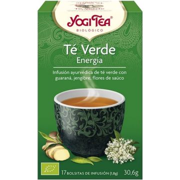 Yogi Tea Té Verde Energía Infusión 17 X 1,8 G