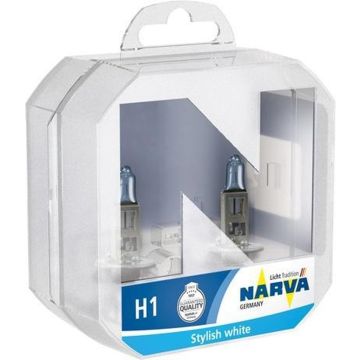 Narva Autolampen Range Power Blue+ S2 H1 12v 55w 2 Stuks