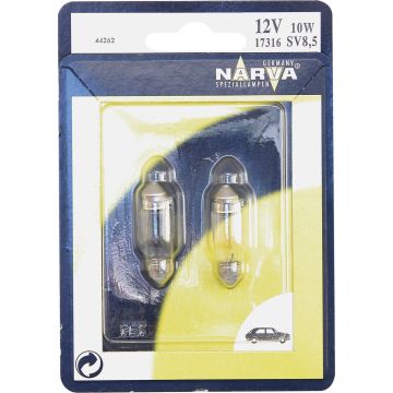 Narva 17316 11x35 SV8,5 10W 12V 2st bl.