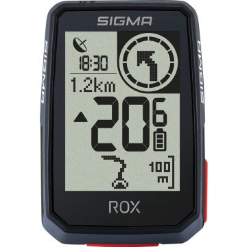 GPS Fietscomputer Sigma ROX 2.0 GPS met overclamp Butler stuurhouder - zwart