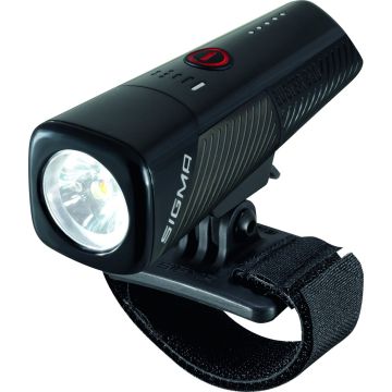 Sigma BUSTER 800 HL USB LED Fiets Koplamp - 800 Lumen - Met Helmbevestiging - Li-ion accu - Oplaadbaar