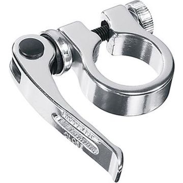 Zadelpenklem Ergotec SCQ-050 ø34.9 met snelspanner - zilver