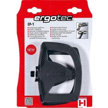 Ergotec Platformpedaal Stadsfiets Ep-1 9/16 Inch Zwart Set