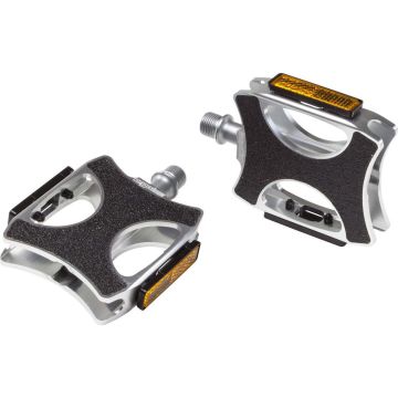 Ergotec Platformpedalen Ep-urban 9/16 Inch Zilver/zwart