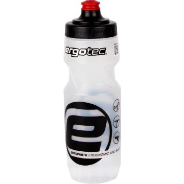 Bidon Ergotec 750ml - wit/transparant