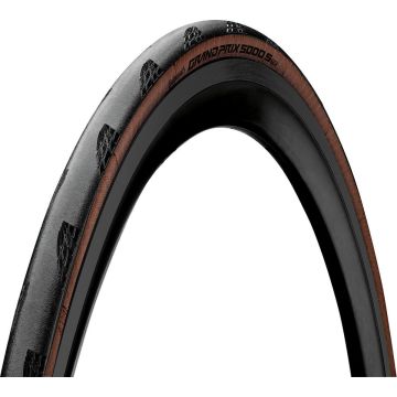 Continental Grand Prix 5000S TR Racefiets Band - 25mm Zwart / Transparant