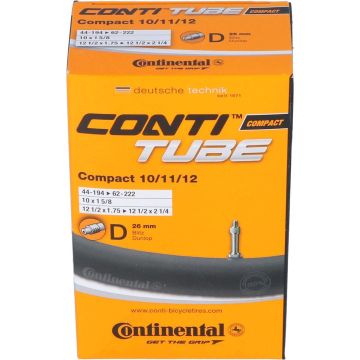 Continental Binnenband 12 X 1.75 / 1/2x2 1/4 (47/62-203) Dv 30 Mm