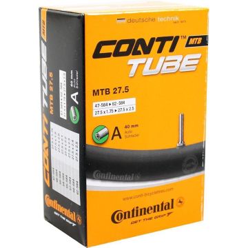 Continental - Binnenband Fiets - Auto Ventiel - 40 mm - 27.5 x 1.75 - 2.40