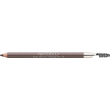 Artdeco - Eyebrow Pencil with Brush (Eye Brow Designer) 1 g | Color 1 Black 3 Medium Dark -