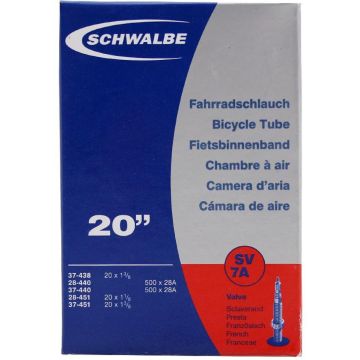 Schwalbe Binnenband 20 X 1 3/8-1 1/8 (28/37-438/451) Fv 40 Mm