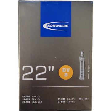 Schwalbe Binnenband Dv8 22 X 1 3/8 (28/44-489/484) Dv 32 Mm