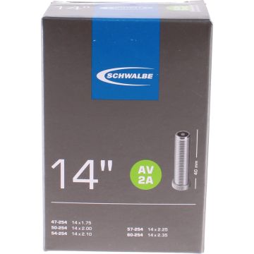 Schwalbe Binnenband Av2a 14 X 1.75-2.35 (47/60-254) 40 Mm