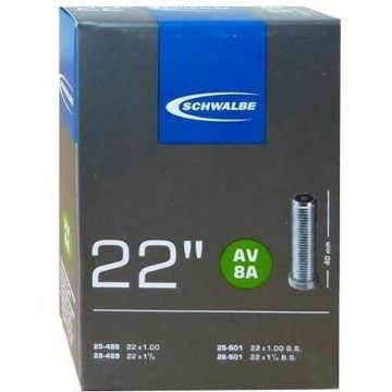 Schwalbe Binnenband Av8a 22 X 1.00-1 1/8 (25-489/28-501) Av 40mm