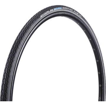 Schwalbe Buitenband - Marathon Plus - 28 inch x 1 1/4 - Zwart Reflecterend