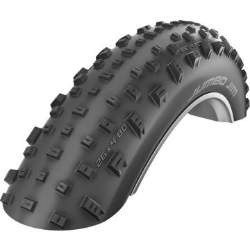 Vouwband Schwalbe Jumbo Jim Performance 110-559 / 26 x 4.40 - zwart met reflectie