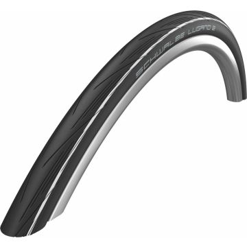 Schwalbe Buitenband Lugano Ii Draad 28 X 1.00 (25-622) Zwart/wit