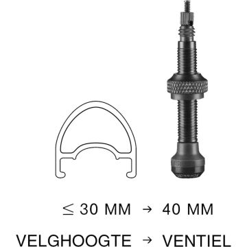 Schwalbe Frans Ventiel 40 Mm Zwart 2 Stuks