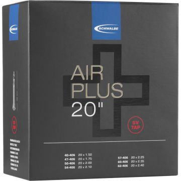 Binnenband Schwalbe AV7AP Air Plus 20" / 40/62-406 - 40mm ventiel