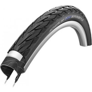 Buitenband Schwalbe Delta Cruiser Plus K-Guard 28x1.25 / 32-622 mm - zwart met reflectie