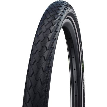 Buitenband Schwalbe Green Marathon GreenGuard 26 x 1.75" / 47-559mm - Zwart met reflectie