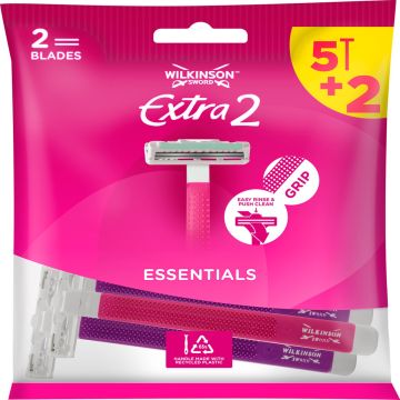 Wilkinson Sword - Extra 2 Essentials Beauty - Wegwerpscheermesjes - 7 Stuks