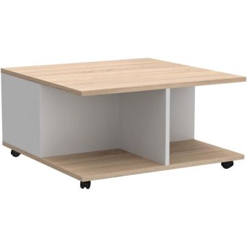 FMD - Salontafel - Wit - 70x70x36 cm