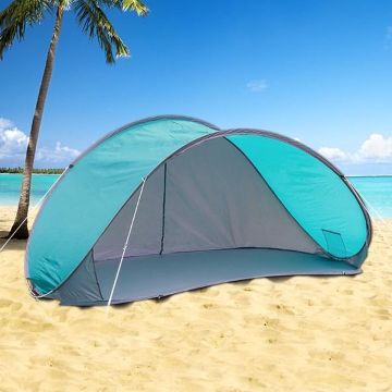 HI Pop-up strandtent blauw