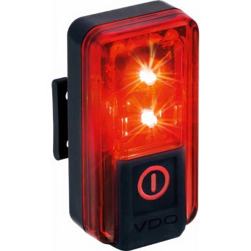 Vdo Achterlicht Eco Light Red Rl Led Usb Zwart 500 M