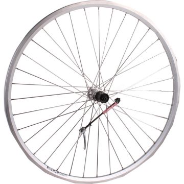 Zac 2000 Achterwiel Mtb/city 28 Inch Velgrem Alu. 36g Zilver