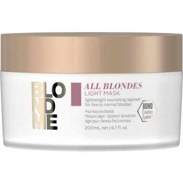 Haarmasker Blondme Keratin Restore All Blondes Schwarzkopf (200 ml)