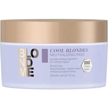 Haarmasker Blondme Cool Blondes Schwarzkopf (200 ml)